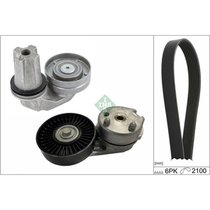 Schaeffler INA Kit de courroie d'accessoire pour LAND ROVER: Range Rover, Discovery (Ref: 529 0422 10)