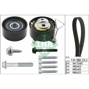 Schaeffler INA Kit de distribution pour VOLVO: XC 70, S60, S90, V90, V40, XC 90, V60, XC 60, S80, V70, XC 40 & POLESTAR: Polestar 1 (Ref: 530 0746 10)