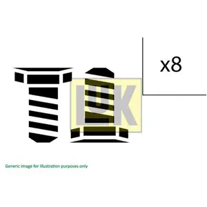 Comparateur de prix : Schroevenset vliegwiel 411025611 LUK