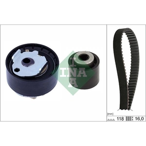 Schaeffler INA Kit de distribution pour DS: DS4, DS3 & PEUGEOT: 208, 308, 2008, 3008 & CITROËN: C4 Picasso, DS3, C3, DS4, C4 Cactus (Ref: 530 0852 10)