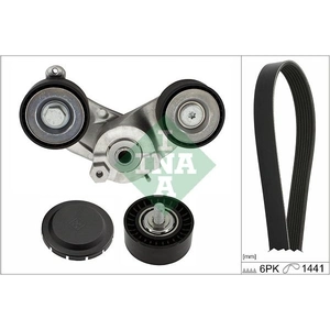 Schaeffler INA Kit de courroie d'accessoire pour AUDI: A6, Q8, A8, A7, Q7 (Ref: 529 0565 10)
