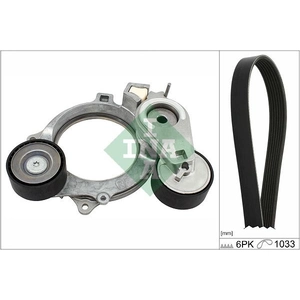 Schaeffler INA Kit de courroie d'accessoire pour AUDI: A3, Q3 & SKODA: Octavia & CUPRA: Leon & VOLKSWAGEN: Golf & SEAT: Leon (Ref: 529 0572 10) pas cher