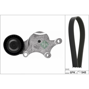 Schaeffler INA Kit de courroie d'accessoire pour FORD: Courier (Ref: 529 0577 10)
