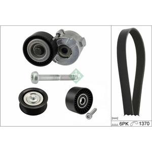Schaeffler INA Kit de courroie d'accessoire pour VAUXHALL: Astra, Zafira & OPEL: Zafira, Astra (Ref: 529 0190 10)