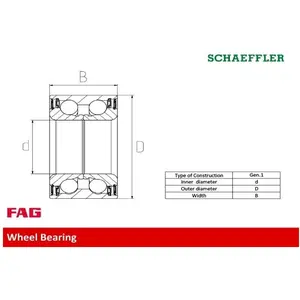 FAG Wiellager pas cher