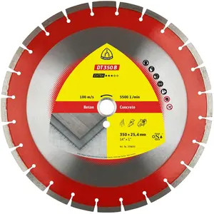 Klingspor - Disque diamant d. 400 x Al. 25,4 mm - Béton / Béton ancien, armé - dt 350 b Extra pas cher