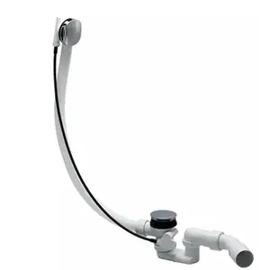 Laufen Pro - Badafvoer- en overloopgarnituur, chroom H2951100040001