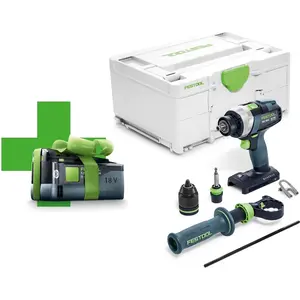 Festool Perceuse-visseuse sans fil TDC 18/4 I-Basic-Promo 2021 QUADRIV... pas cher