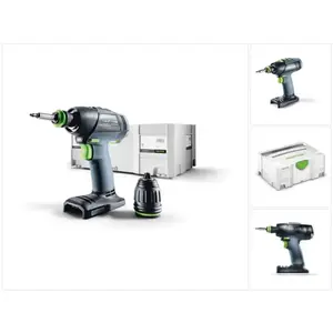 Festool T 18+3 Li Basic Accu Schroefboormachine in Systainer 574763 pas cher