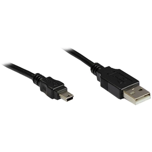 Good Connections Alcasa 3310-AM03 USB-kabel 0,3 m USB 2.0 USB A Mini-USB B Zwart pas cher