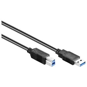 Comparateur de prix : Good Connections USB-A naar USB-B kabel - USB3.0 - tot 0,9A / zwart - 5 meter