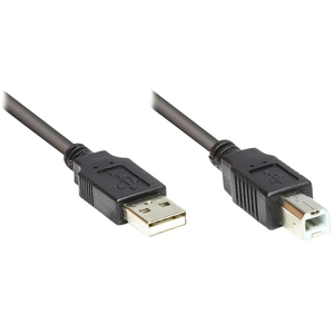 Alcasa - USB 2.0 A Male naar USB 2.0 B Male - 1.8 m pas cher