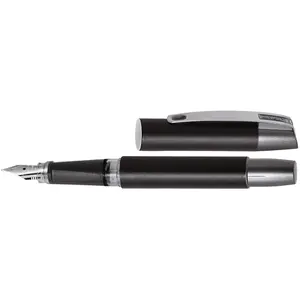 Online Campus Colour Line Stylo plume d'encre, pour droitier, poignée ergonomique, cartouches d'encre standard, avec plume en iridium M, couleur noire, 1 pièce (1 pièce) pas cher