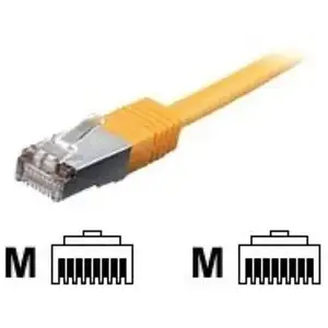 Comparateur de prix : Digital data communications equip cordon de raccordement - 5 m - jaune