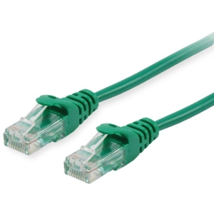 Equip Patchkabel Cat6 U/UTP 2xRJ45 ECO Polyzak 15,00 m groen pas cher