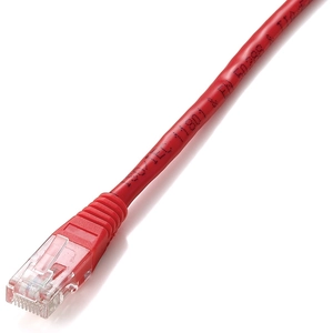 Equip Life - Cordon de raccordement - RJ-45 (M) pour RJ-45 (M) - 5 m - UTP - CAT 5e - moulé, bloqué - rouge pas cher