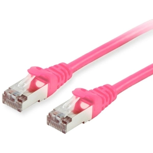 Comparateur de prix : Digital data communications Equip Câble patch RJ45 S/FTP Cat6 (SSTP) PIMF HF sachet en plastique 1,00 m Rose