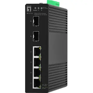LevelOne Commutateur 6x GE IGS-2106 2xSFP, 4xRJ45 noir (6 Ports), Swit... pas cher