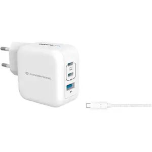 Conceptronic Chargeur Mural Usb-a Et Usb-c Althea17w Gan 67w pas cher