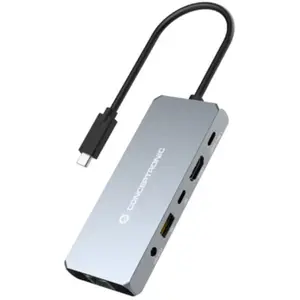 Station d'accueil 6 en 1 USB4 CONCEPTRONIC DONN22G - 8K 60 Hz HDMI - 2,5 GbE - 100 W USB pas cher