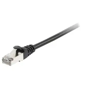 Comparateur de prix : equip - Cordon de raccordement - RJ-45 (M) pour RJ-45 (M) - 5 m - SFTP, PiMF - CAT 6a - moulé, bloqué - noir