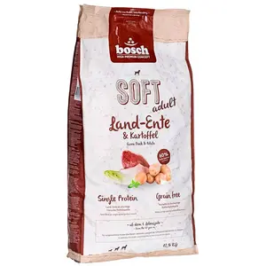 Comparateur de prix : 12,5kg HPC Soft bosch canard, pommes de terre - Croquettes pour chien