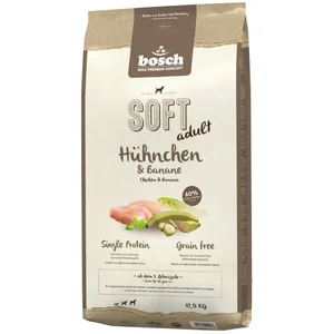 12,5kg Soft Poulet, Banane Bosch® - Croquettes Molles Pour Chien pas cher