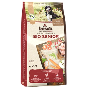 11,5kg Senior Bosch Natural Organic concept pour chien âgé pas cher