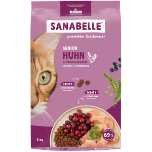 8kg Senior poulet sanabelle pour chat pas cher