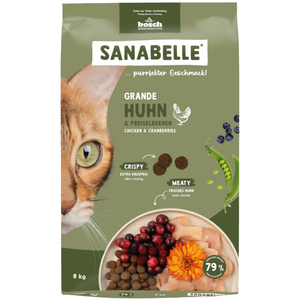 8kg poulet Grande Sanabelle croquettes pour chat pas cher
