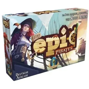 Gamelyn Games Jeu de société - ASMODEE - Tiny Epic Pirates - Bateau de pirate - Aventure en haute mer - 8 ans et plus pas cher