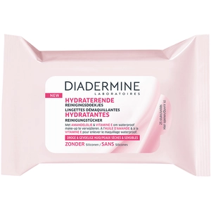 Diadermine Lingettes Demaquillantes hydratantes peaux sèches et sensibles 25 u pas cher