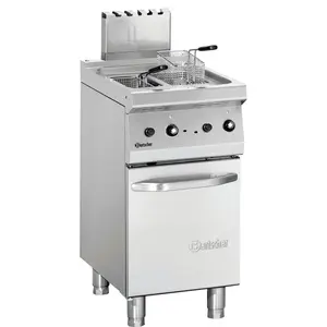 Friteuse - Gas - 70cm Diep - 40cm Breed - 2x 9 Liter - Bartscher 28592...Vendu parbol