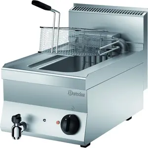 Bartscher Friteuse Elektrisch | Met Uitklapbaar Verwarmingselement | 10 Liter | 400V | 9kW | 400x650x(H)295mm pas cher
