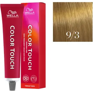 Wella Color Touch, Rich Naturals 9/3 Very Light Blonde/Gold, 60 ml haarkleuring Blond