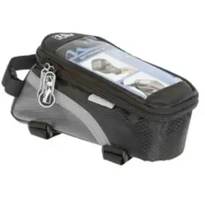Comparateur de prix : Sacoche de cadre vélo M-Wave Reflex - Attaches velcro - Noir - VTT
