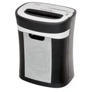 Destructeur de documents et CD GENIE 1501 XCD - Coupe croisée - Corbeille intégrée - Gris anthracite pas cher