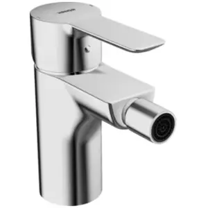 Hansa, Robinetterie de salle de bains, Hansaligna Mitigeur monocommandé pour bidet, avec vidage, saillie : 100mm, chromé, 06063203 pas cher