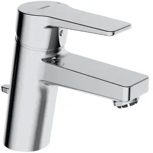 Hansa, Robinetterie de salle de bains, Hansatwist Mitigeur de lavabo, basse pression, avec vidage, saillie : 121 mm, 09131183 pas cher