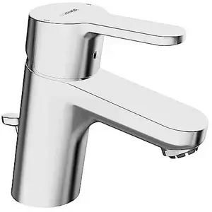Hansa, Robinetterie de salle de bains, Hansaprimo Mitigeur de lavabo, basse pression, pour chauffe-eau ouvert, avec vidage, saillie :