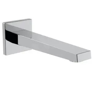 Hansa, Robinetterie de salle de bains, Hansaloft Bec déverseur pour baignoire, au choix avec rosace ronde/carrée, saillie : 197mm pas cher