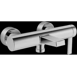 Hansa, Robinetterie de salle de bains, Hansaloft Mitigeur de bain et douche, commande latérale, saillie:162mm, chrome, 57702103 pas cher
