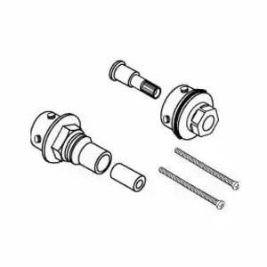Ideal Standard Verlenging 22mm, voor (Enkel-/)Centraalthermostaat, A963434NU