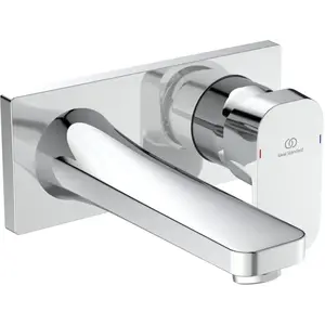 Ideal Standard, Robinetterie de salle de bains, IDS Mélangeur lavabo mural TONIC II saillie 180mm chroméVendu pargalaxus