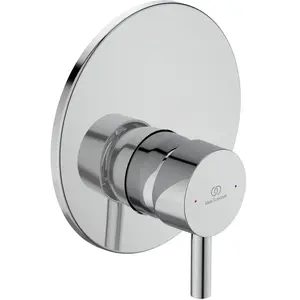 Robinetterie de salle de bain Ideal standard - A7388AA - Ceraline Mitigeur Robinet Douche Mural A encastrer Chrome pas cher