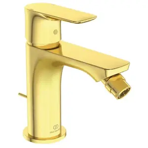 Ideal Standard, Robinetterie de salle de bains, Mélangeur bidet Connect Air brushed or brillant A7030A2 pas cher