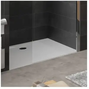 Ideal Standard Ultra Flat douchebak acryl 100x90x4,7cm wit pas cher