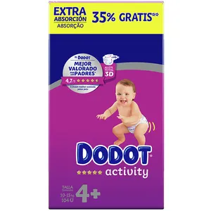 Dodot Couches Activité Extra Large Taille 4 104 Unités pas cher