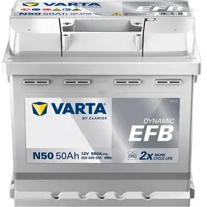 Varta n50 blue dynamic efb-batterij 50 ah - 550 a pas cher