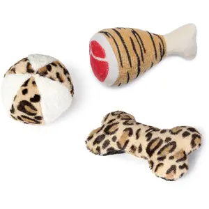 3x Karlie Balle en peluche (Jouet en peluche chien), Jouets pour chien pas cher